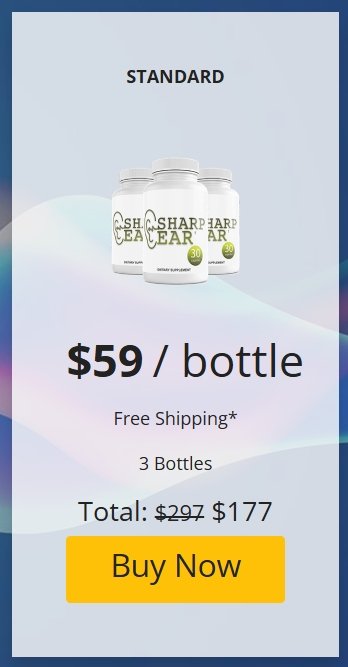 SharpEar 3 bottle package